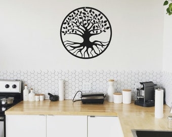 Tree Of Life, Modern Metal Wall Art, Tree, Home Decor, Metal Tree, Modern Metal Wall Art, Home Gift, House Art, Tree of Life Wall Art