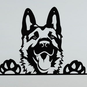 German Shepard Wall Art, Indoor Decor, Outdoor Gift, Garden Art Work, German Shepherd Decoration, Dog Lover Gift, Garden Ornament, Office
