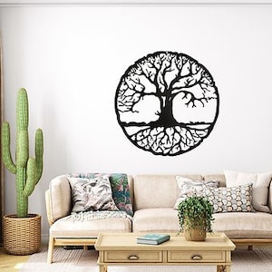 Wall Hanging Tree Of Life, New Home Gift, Metal Wall Art, Tree of Life Metal Wall Art, Metal Tree Sign, Modern Metal Decor, Metal Tree