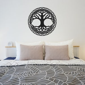 Modern Metal Wall Art, Tree of Life Metal Wall Art, Metal Wall Decor, Tree of Life Decor, Black Tree Of Life, Living Room Wall Art, Gift