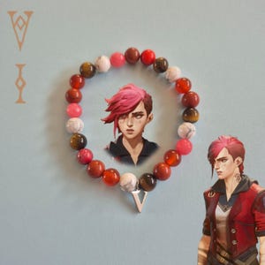 Pulsera Arcane Vi - Charms inspirados en cristales naturales