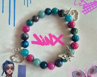 Arcane Jinx Bracelet - Inspired charms with natural cristals