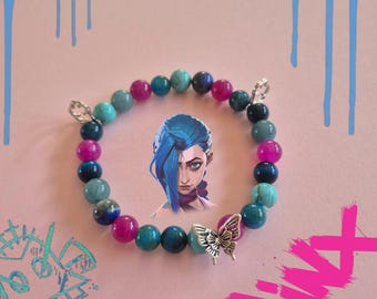 Arcane Jinx Bracelet V2 - Inspired charms with natural cristals