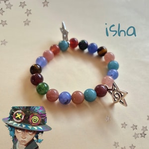 Pulsera Arcane Isha - Charms inspirados en cristales naturales