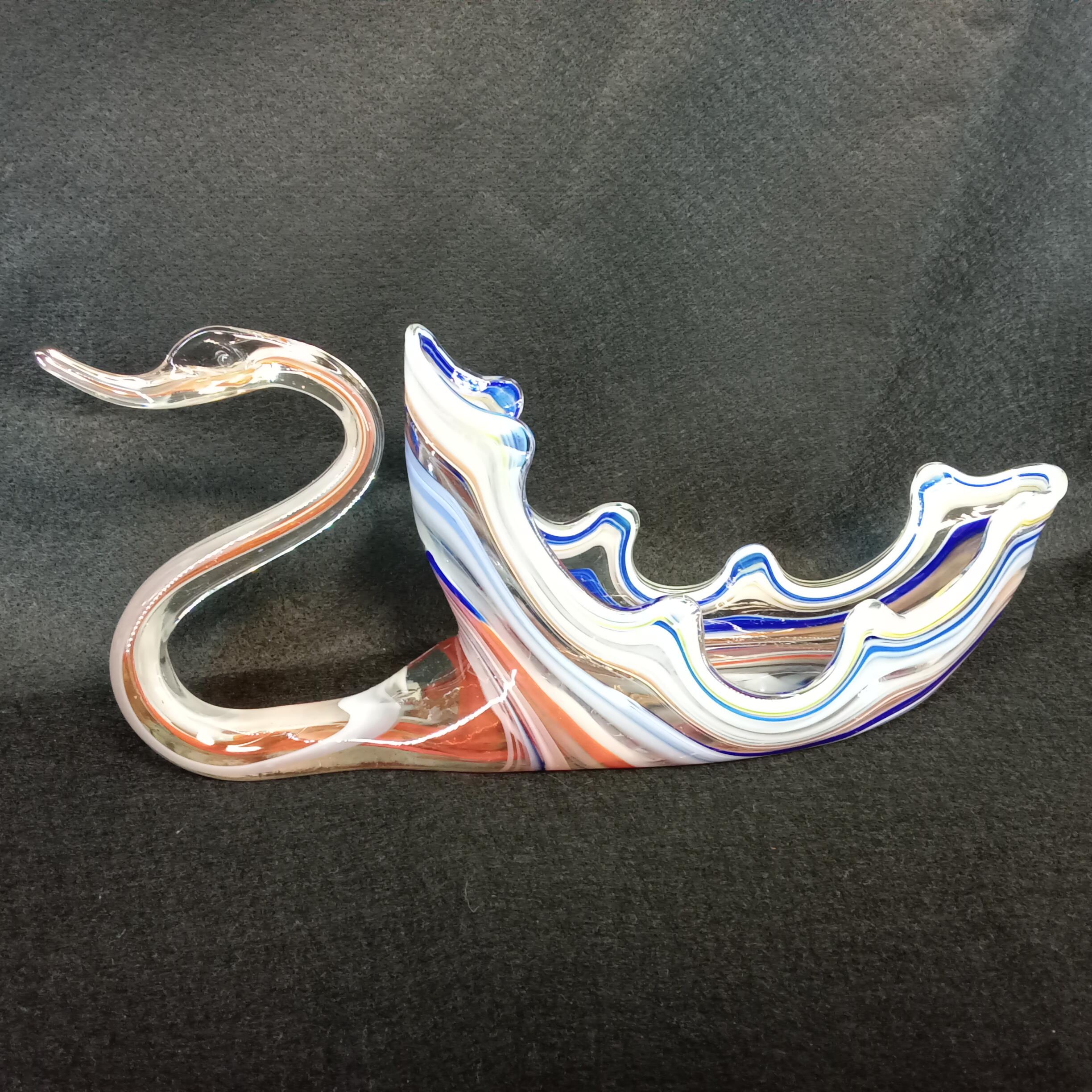 Sooner Glass Swan - Etsy