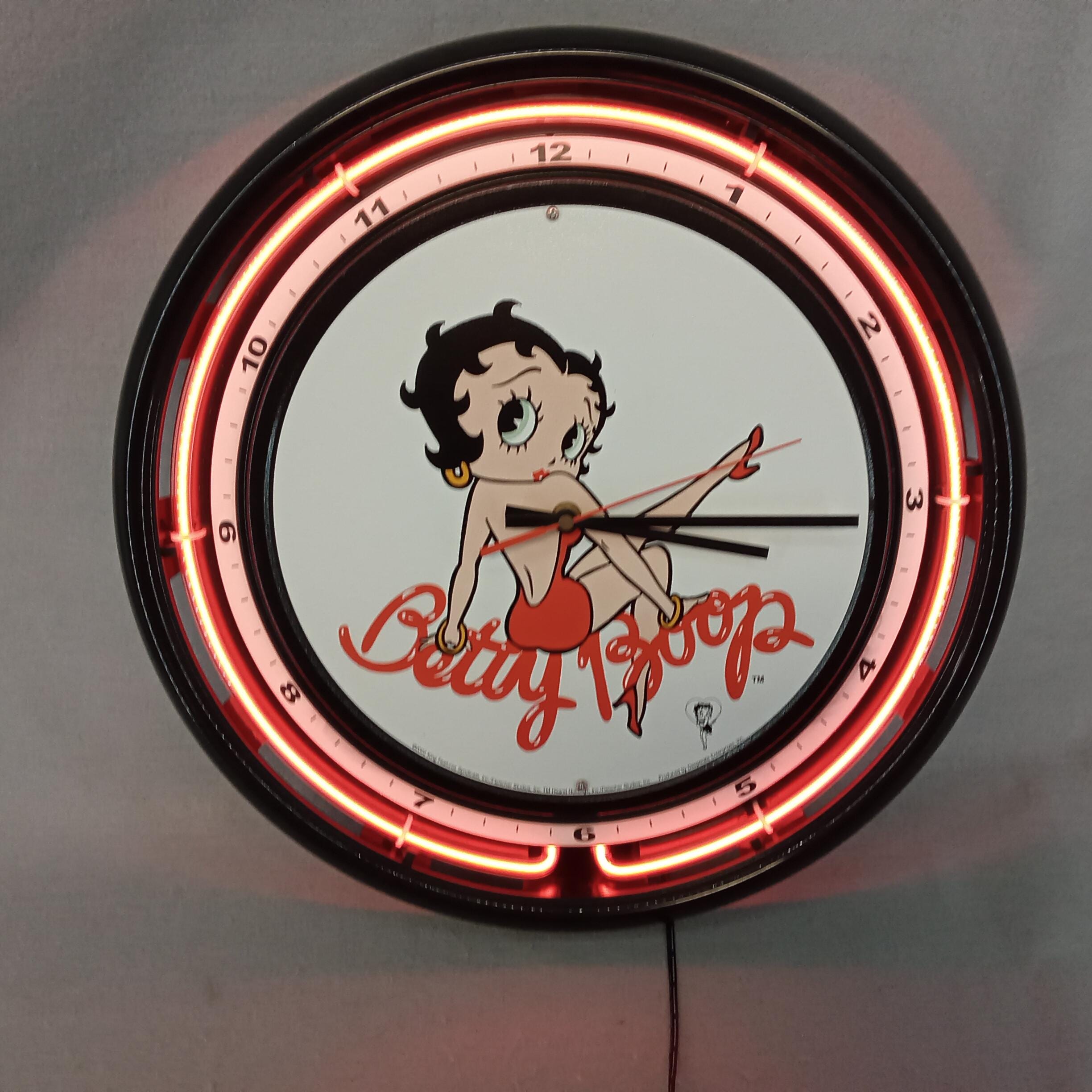 Vintage Neon Clock - Etsy