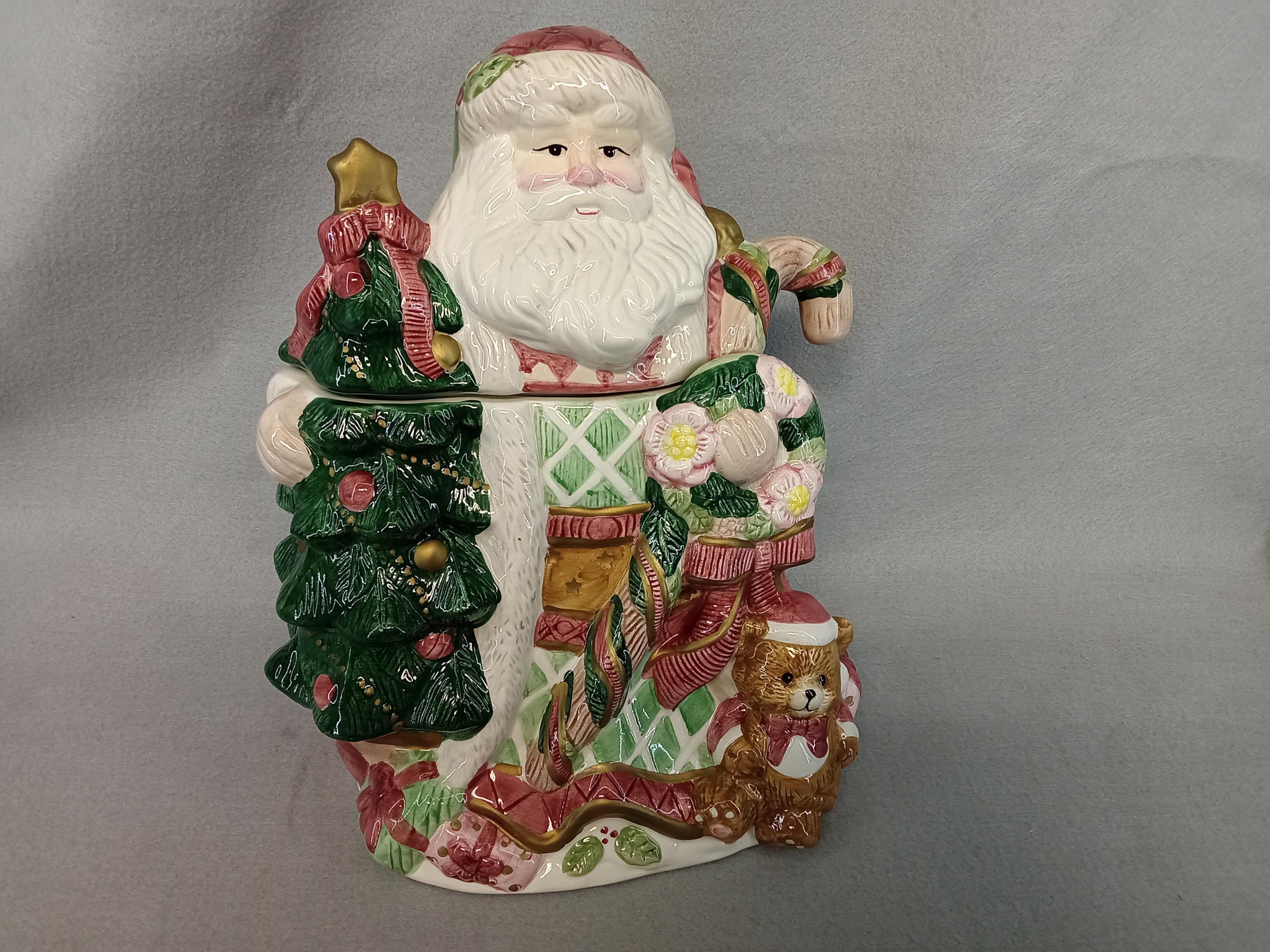 Old Santa Cookie Jar - Etsy