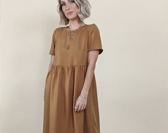 linen midi dress uk