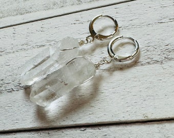 EARRINGS - HUGGIE HOOPS