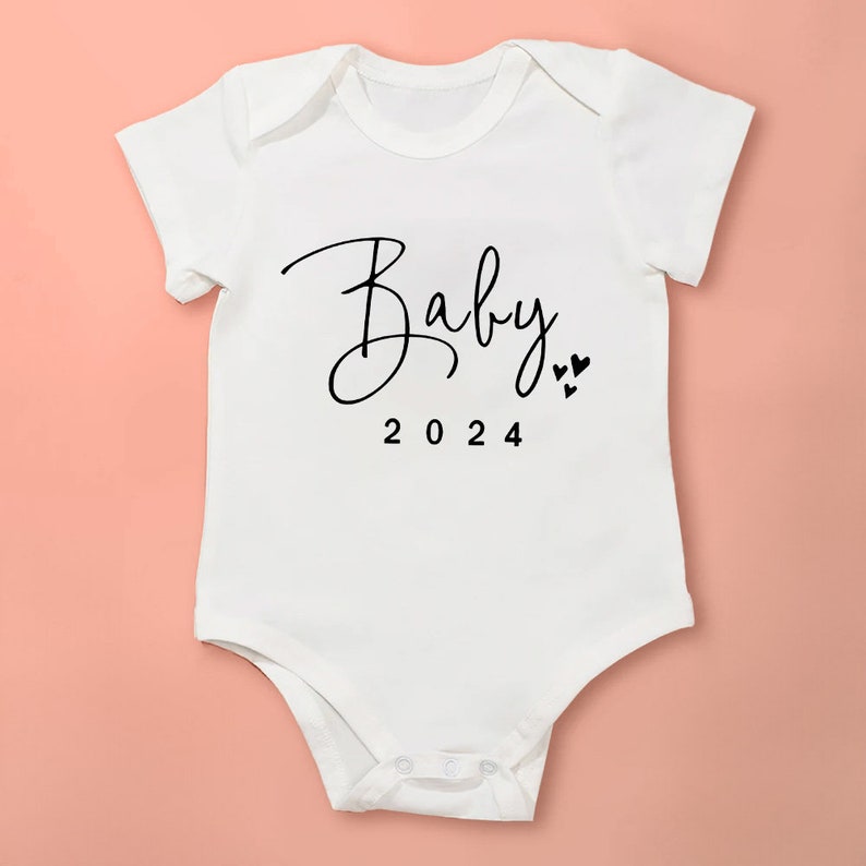 Body ludique pour enfants avec de jolis imprimés Body blanc à manches courtes pour enfants avec une inscription Coton naturel Pour les enfants White 1