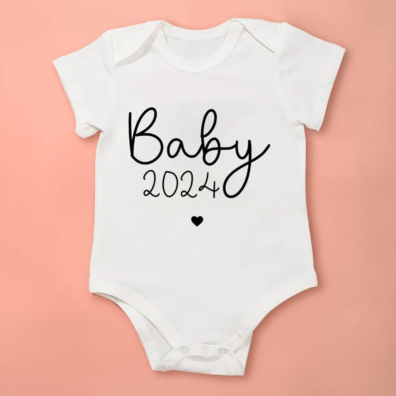 Body ludique pour enfants avec de jolis imprimés Body blanc à manches courtes pour enfants avec une inscription Coton naturel Pour les enfants Blanc