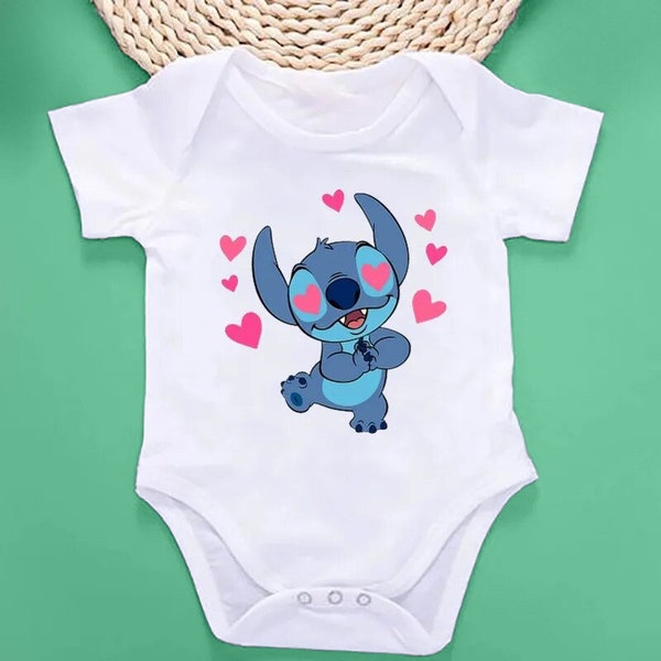 Body pour enfants Body à motifs blancs Design mignon pour les enfants Body pour enfants Body avec coeurs Stay wild Baby Infant Nouveau bébé