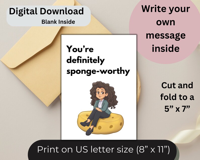 PRINTABLE Seinfeld Inspired Anniversary, Birthday Card Instant Digital ...