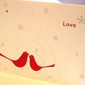 The Love Birdie Einzelkarte (Blanko)