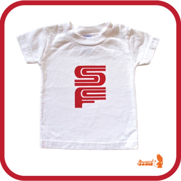 White SF MUNI KIDS T Shirt