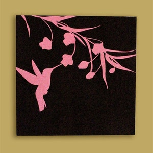 Brown Hummingbird Wall Art image 2