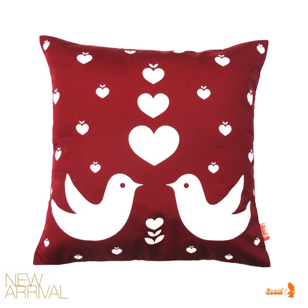 Love Bird Pillow Etsy