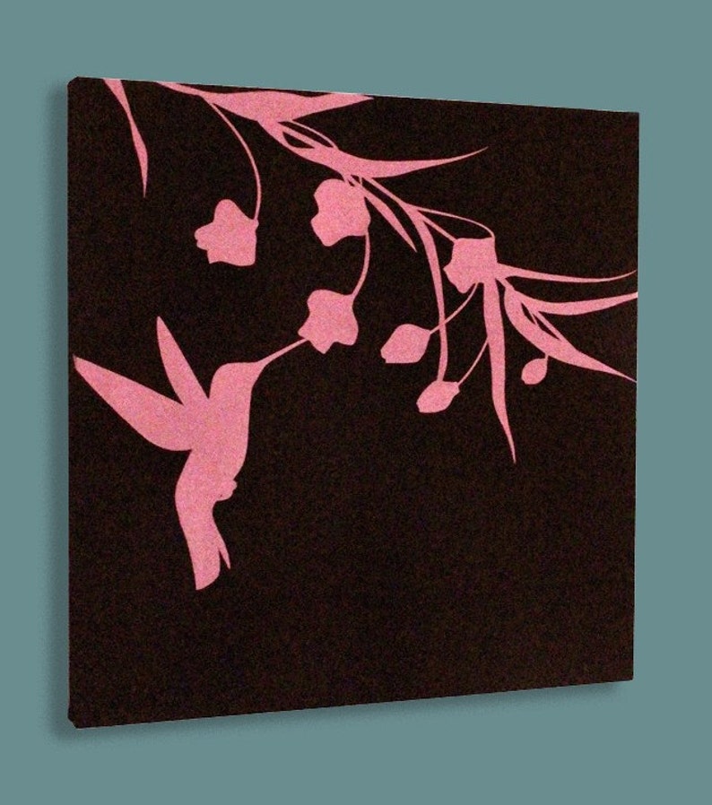 Brown Hummingbird Wall Art image 1