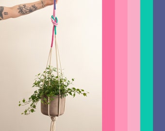 Lente plantenhanger - Macrame