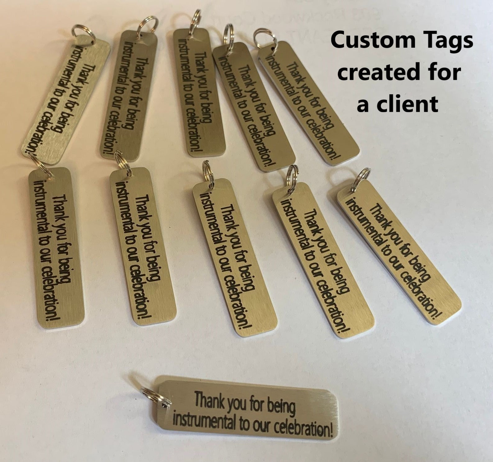 Employee Appreciation Gift Keychain Key Charm Keychain Etsy