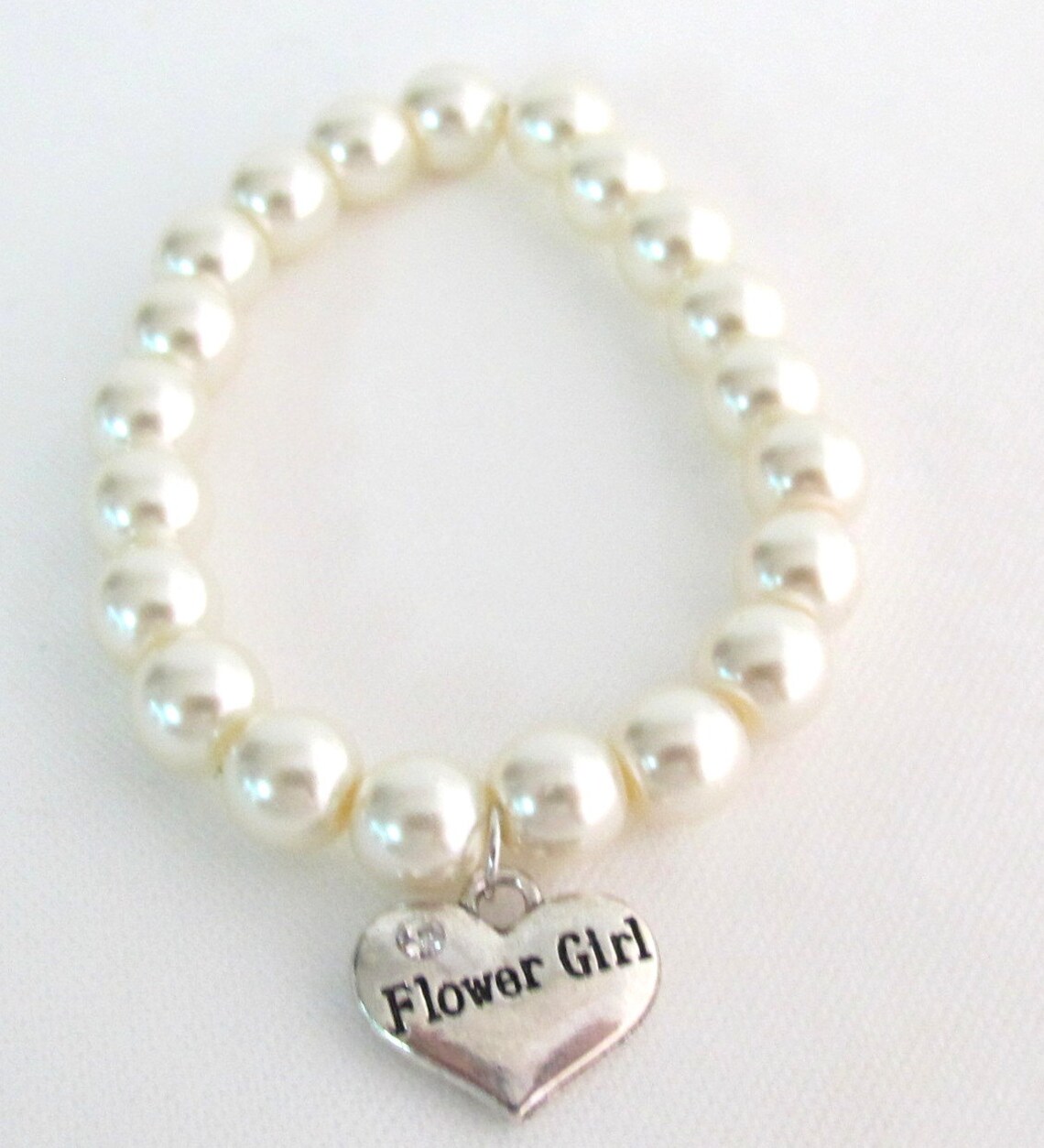 Flower Girl Bracelet Wedding Jewelry Bracelet With Stud Etsy