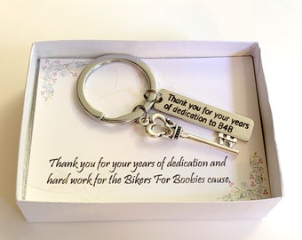 Work Team Gift, Thank you gift, Staff appreciation gift, Employee Appreciation Gift Keychain, Charm Keychain, Employee Gift, Coworker Gift