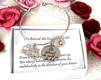 2024 Graduation gift, For graduate, College graduation gift for her, Senior student, She believed she could so she did