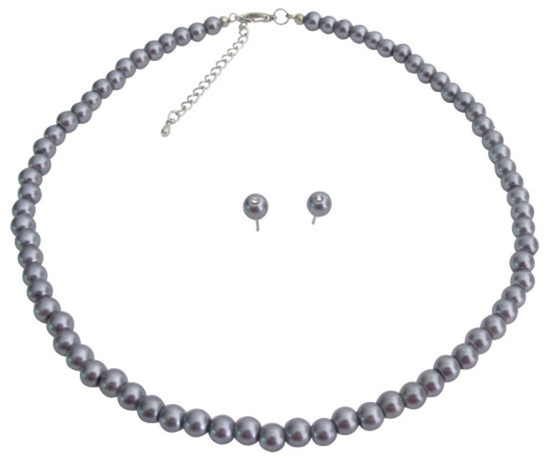 Wedding Blush Pink Pearls Necklace Earrings Jewelry Pink Etsy