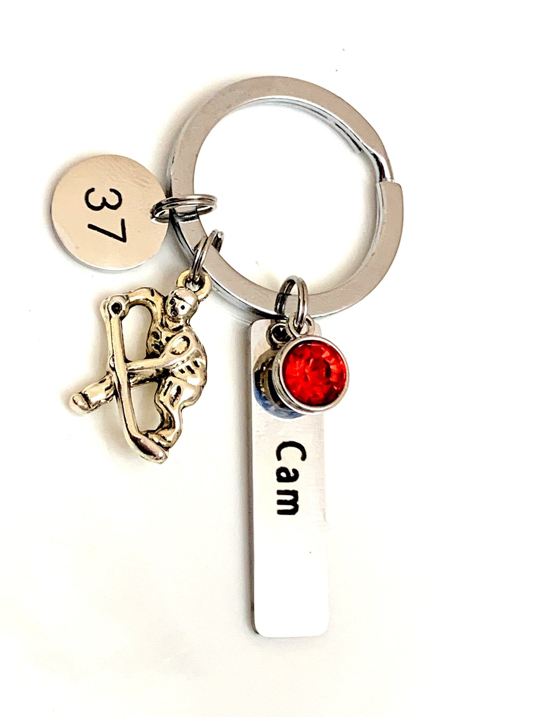 Ice Hockey Player Keychain Ice Hockey Coach Giftice Hockey Etsy