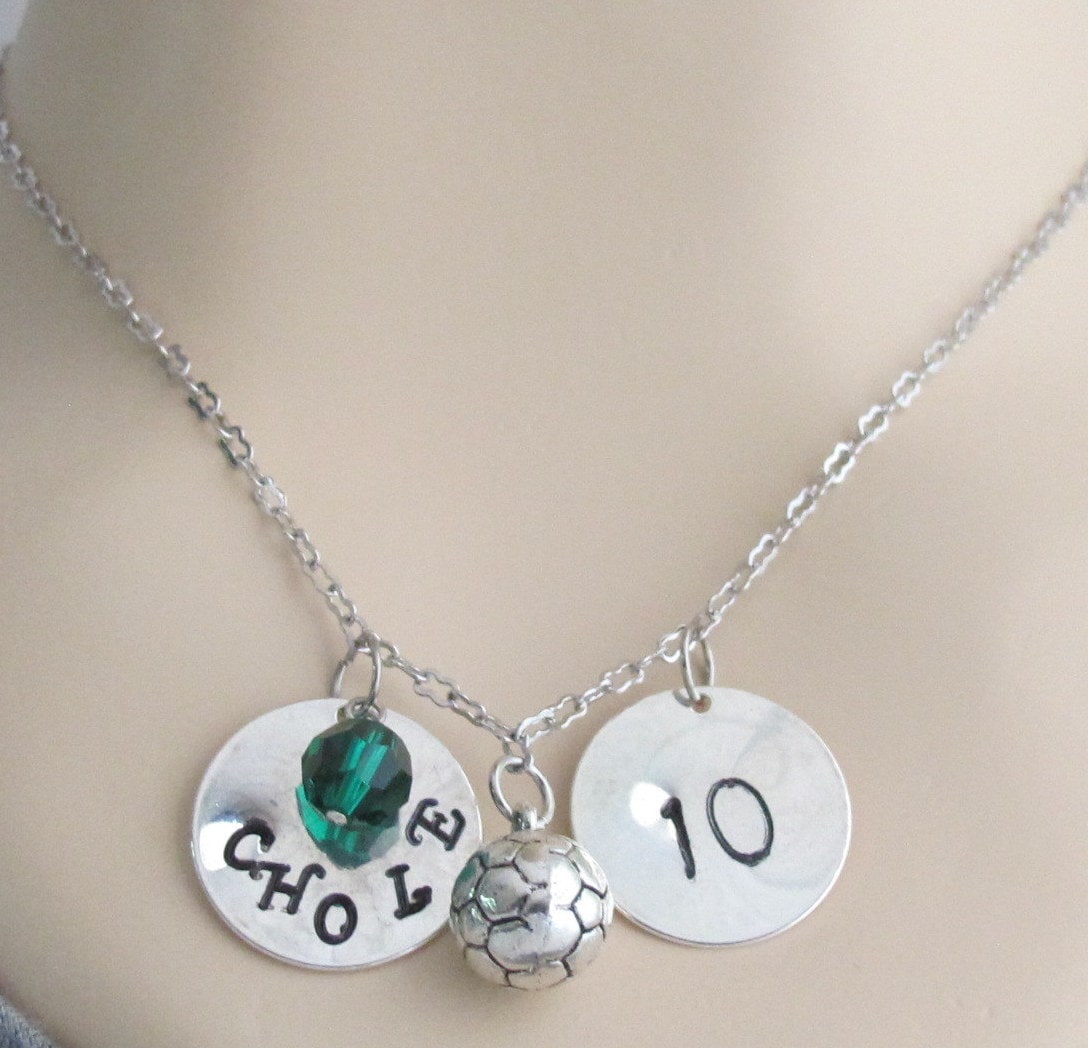 Soccer mom charm silver handmade Initial Letter monogram Necklace pendants Soccer mom charm silver handmade Initial Letter monogram Necklace pendants