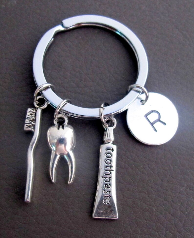 Dental Hygienist Keychains Personalized Dental Hygienist Etsy
