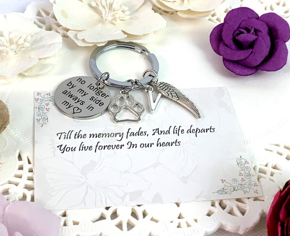 No Longer By My Side But Forever In My Heart Pet Memorial Personalized Acrylic Plaque 1 - Foto 6