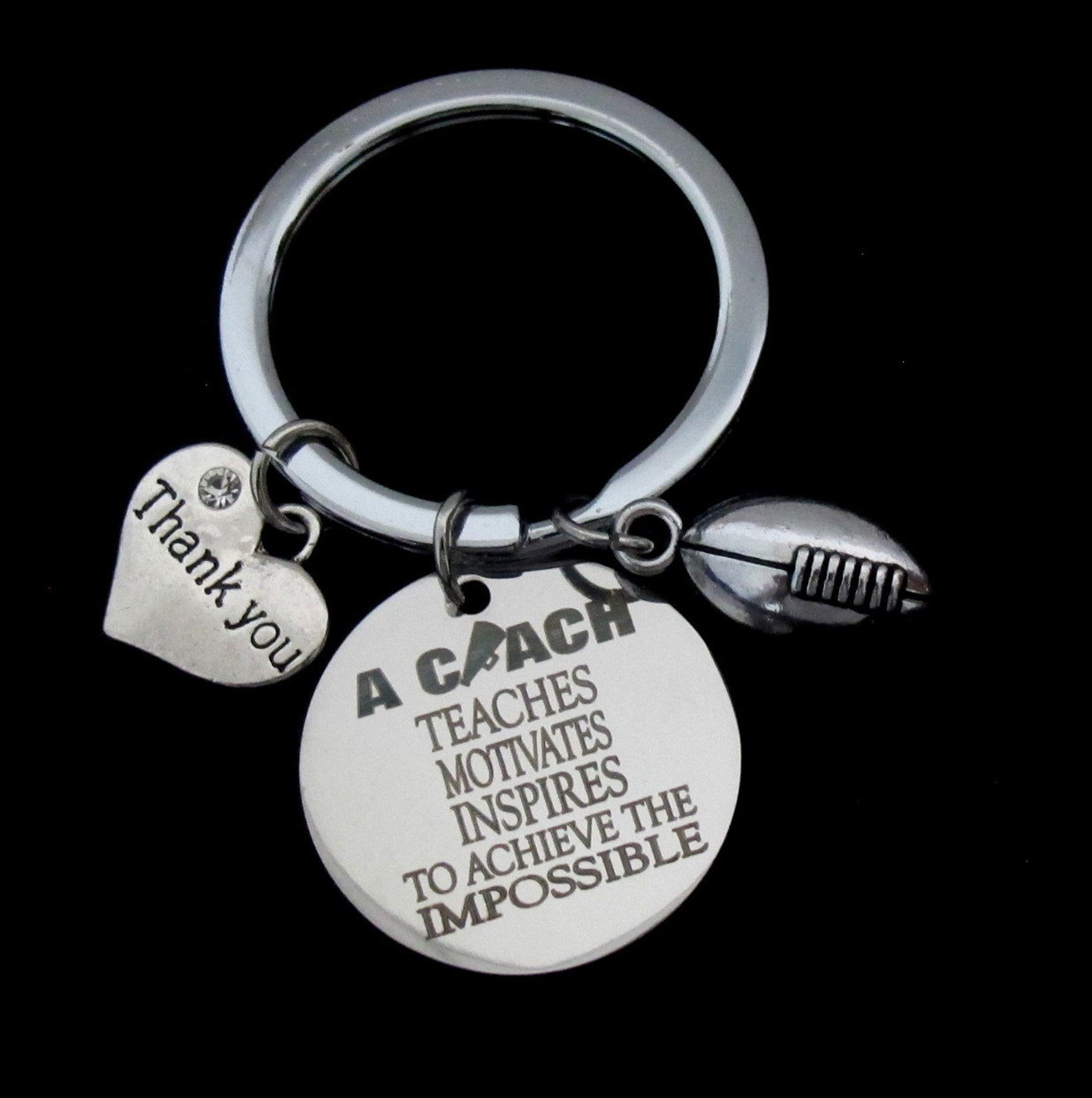 Coach Appreciation Giftfootball Coach Giftsport Key Etsy