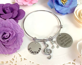 Musiklehrer Armband,Muscian Geschenk,Musik Liebhaber Schmuck,Musik Lehrer Geschenk,Weihnachtsgeschenk,Sänger Geschenk,Urlaub Geschenk, Kostenloser Versand in USA