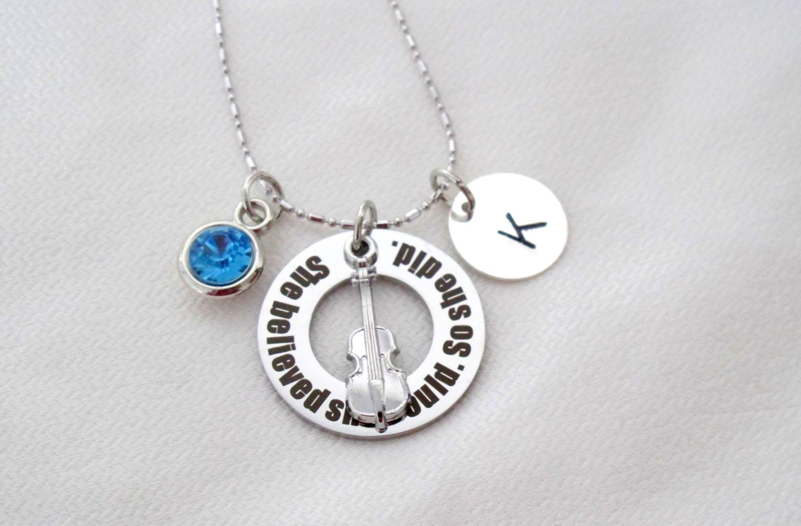 Cello Necklace Musical Instrument Necklacecello Instructor Etsy