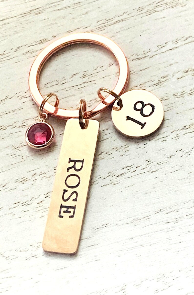 18th birthday keyring,personalised 18th birthday gift, Eighteenth birthday 18th Gift,18th Birthday, Personalized Gift for Teenager,Gift 18th image 3