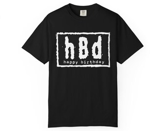 Camiseta retro de lucha libre profesional de los 90, feliz cumpleaños, unisex, de algodón, color negro, ideal como regalo para fans de la lucha libre profesional.