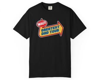 Camiseta de la gira "El mejor papá del mundo" / Regalo para papá, camiseta de nostalgia Y2K, camiseta retro de festival