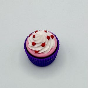 Clickable Cupcake ASMR Keychain Sensory Toy, Fidget Toy multiple color options