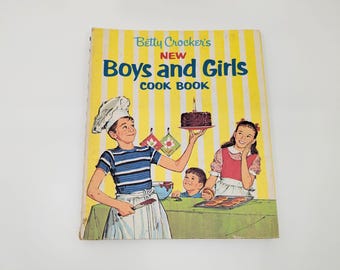1965 Betty Crocker's New Boys and Girls Cook Book - First Edition First Printing