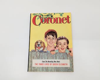 1954 Coronet Magazine - September Issue - Colorful Midcentury Magazine