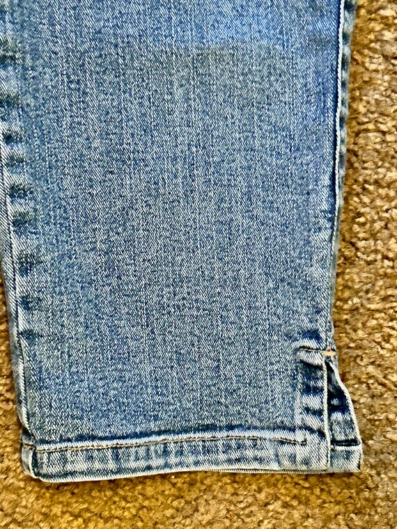 Vintage 80s LIZ WEAR Cropped Jeans Womens sz 6 - image 3