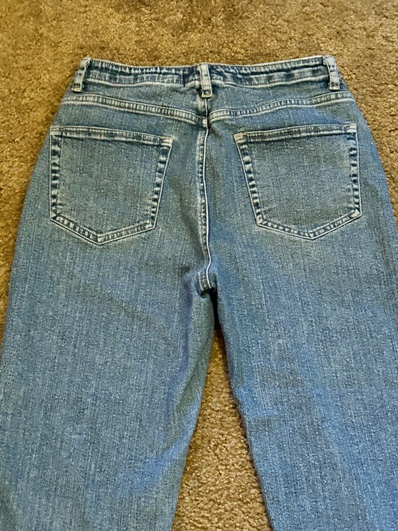 Vintage 80s LIZ WEAR Cropped Jeans Womens sz 6 - image 6