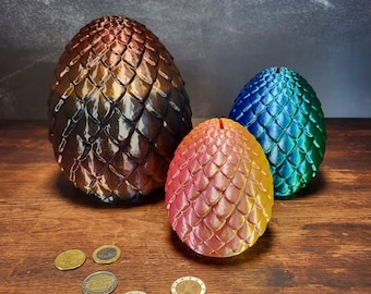 Drachen-Ei Spardose – Magische Schatztruhe für deine Ersparnisse!