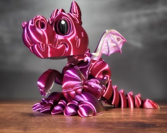 Superleuke flexibele baby Wyvern / Baby Dragon XXL~ Twee keer zo groot als de kleine en minstens drie keer zo schattig!