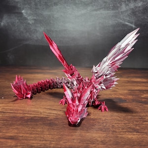 Flexible Crystalwing Dragon ~ majestic, winged creature ~ breathtaking companion!