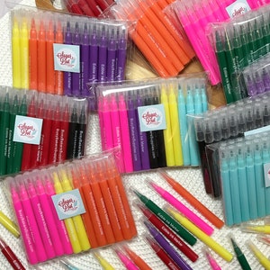 Mini Edible Markers Pens - Custom Mixed Colors - 25