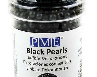 PME Black Sugar Pearls - 4 mm