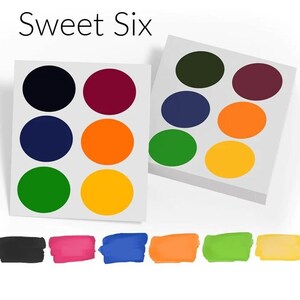 PYO Paint Palettes - Sweet Six - Pouch of 6