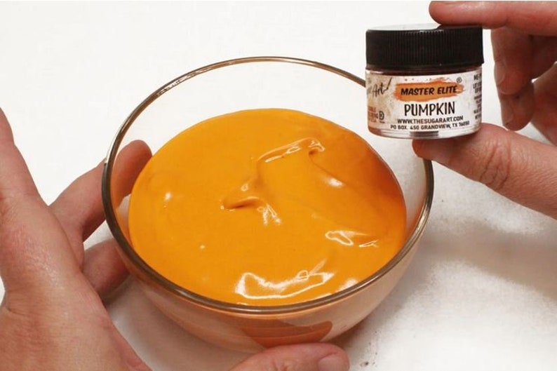 Pumpkin Master Elites Food Color from The Sugar Art small 4g jars image 1